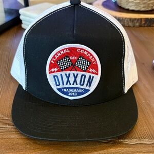 DIXXON Black and White Logo Trucker Hat